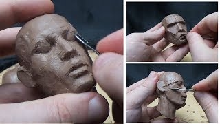 Sculpting Timelapse  HEAD MODELING tutorial [upl. by Ynnub]