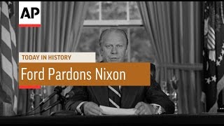 Ford Pardons Nixon  1974  Today in History  8 Sept 16 [upl. by Silver990]