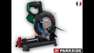 PARKSIDE Tronçonneuse à métaux PMTS 180 A1 1280 W [upl. by Arlyne]