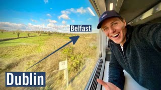 Irelands Stunning CrossBorder Train  Dublin to Belfast [upl. by Hecker750]