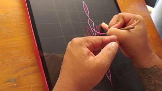 How to Pinstripe Simple Pinstriping Design 18 [upl. by Ateiram]