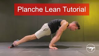 How To Planche Lean  Planche Progression Tutorial [upl. by Budde791]