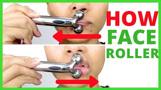 TOP 5 FACE ROLLER MASSAGES  Face lifting roller [upl. by Yeca]