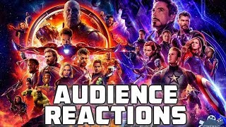 Avengers Infinity War amp Endgame SPOILERS California Audience Reactions  April 25 2019 [upl. by Laen]