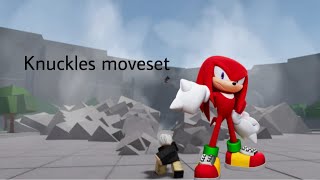 Knuckles moveset tsb [upl. by Bandeen]