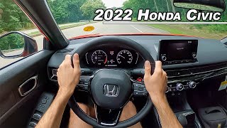 2022 Honda Civic Sport  Redefining Entry Level Refinement POV Binaural Audio [upl. by Maria169]