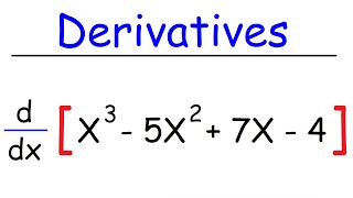 Derivatives of Polynomial Functions  Calculus [upl. by Dev]