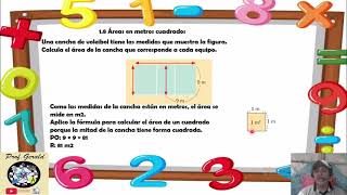 18 AREAS EN METROS CUADRADOS 4º GRADO [upl. by Swope]