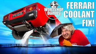 Edd China FIXES Seized FERRARI Water Pump amp Overhauls ANTIFREEZE [upl. by Ahsiekar]