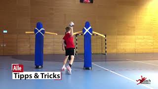 Handball Schlagwurf und Stemmwurf Training [upl. by Nohtiek]