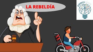 REBELDÍA  ¿QUÉ PASA CUANDO NO SE CONTESTA UNA DEMANDA [upl. by Eneladgam]