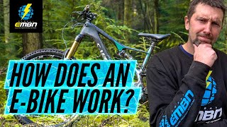 How Does An Electric Bike Work  The Basics Of An EMTB [upl. by Waddington]