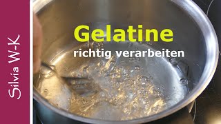 Gelatine  einfache Verarbeitung [upl. by Ammeg706]