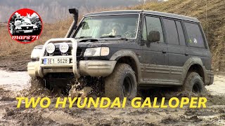 Two Hyundai Galloper [upl. by Halsted525]