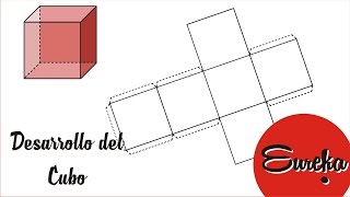 Tutorial de dibujo │ Desarrollo de un cubo [upl. by Ydnirb]