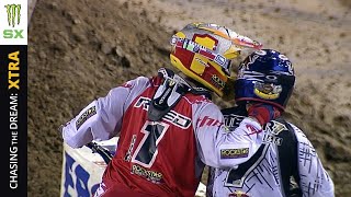 James Stewart vs Chad Reed Rivalry Chasing the Dream  Xtra [upl. by Roeser866]