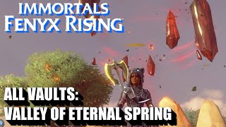 Immortals Fenyx Rising  All Vaults in Valley of Eternal Spring [upl. by Nosyt]