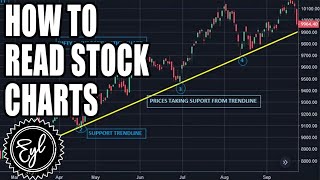 HOW TO READ STOCK CHARTS [upl. by Esom]