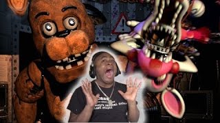 SLAPPED MY FRIEND OUT OF FEAR  Five Nights At Freddys 2 Night 2 Attempt [upl. by Jaclyn]