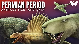 PERMIAN PERIOD animals size comparison and data Paleoart [upl. by Irme908]