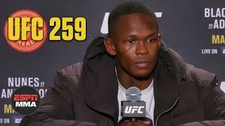 Israel Adesanya reflects on UFC 259 loss to Jan Blachowicz  ESPN MMA [upl. by Masao]