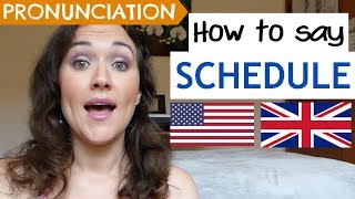 How to Pronounce SCHEDULE US UK amp Australian pronunciation [upl. by Veator695]