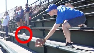 Great catch in the Wrigley Field bleachers [upl. by Thacher]