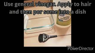 How to naturally remove hair color with vinegar [upl. by Gotcher]