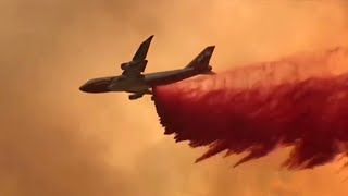 Firefighters Death Caused by Retardant Drop From 747 [upl. by Ramahs]