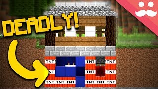 How to make A TRAP HOUSE in Minecraft [upl. by Gomer]