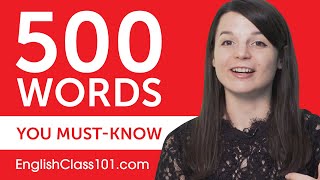 500 Words Every English Beginner Must Know [upl. by Lavinie874]