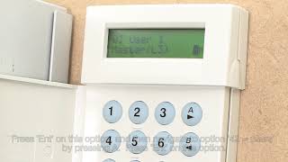 How to change Honeywell Galaxy alarm code [upl. by Orutra]