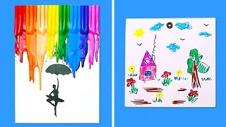 11 UNIQUE IDEAS FOR KIDS ART PROJECTS [upl. by Schofield]