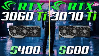 RTX 3060 Ti vs RTX 3070 Ti  How Big is The Difference [upl. by Persas]