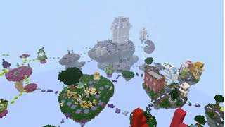 BlocksMC SkyPvP View From Up Front X DOORS Guilding Light [upl. by Salema342]