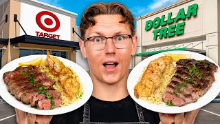 Dollar Tree vs Target Cooking Challenge [upl. by Crowns]