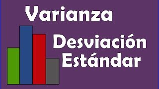 Varianza y Desviacion Estandar con Excel [upl. by Aienahs]