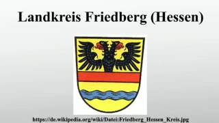 Landkreis Friedberg Hessen [upl. by Arrej]