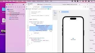 Navigate Between Views  SwiftUI [upl. by Chuipek]