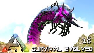 ARK SURVIVAL EVOLVED  EPIC DEATHWORM TAMING  E18 MODDED ARK PUGNACIA DINOS [upl. by Inerney]