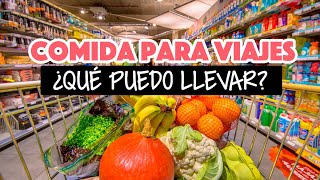 ¿Puedo viajar con comida  Alimentos permitidos para viajes [upl. by Ykceb947]