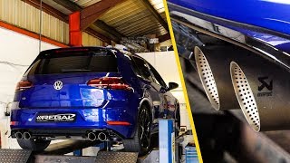 Fitting a LOUD Akrapovic Exhaust to my Golf R [upl. by Pietrek665]