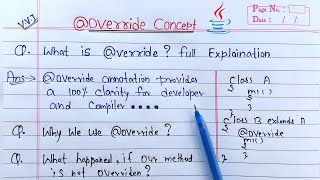 override annotation in java  Learn Coding [upl. by Ahsym]