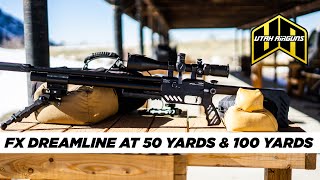 FX Dreamline at 50 amp 100 Yards  Utah Airguns [upl. by Herve]