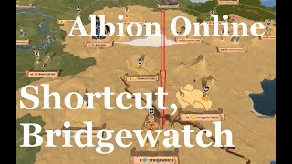 Albion Online  Caerleon to Bridgewatch fast almost safely [upl. by Nnaeinahpets]