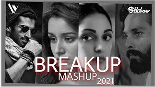 Breakup Mashup 2021  Dj Sourav X Yash Visual  Breakup [upl. by Jabon]