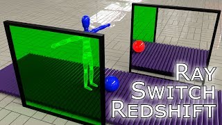 C4D  Redshift Ray Switch [upl. by Dimond146]