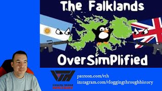 A Historian Reacts  THE FALKLANDS  Oversimplified [upl. by Nonnaehr]