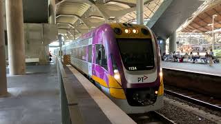 VLine VL24 amp VL110 Departing Southern Cross Station to Bairnsdale [upl. by Aydidey]