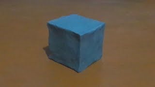 Como hacer un Cubo en plastilina  Tutorial fácil [upl. by Shimkus]